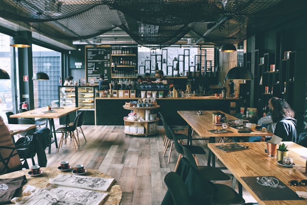 Pet-friendly café interior